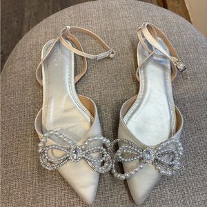 ASOS flats, beaded and sparkly, size UK7, US9